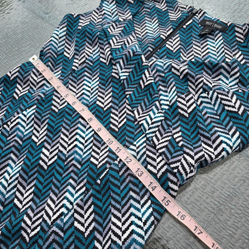 WHBM Herringbone Knit Sheath Dress, Size 10, EUC - Picture 7 of 11